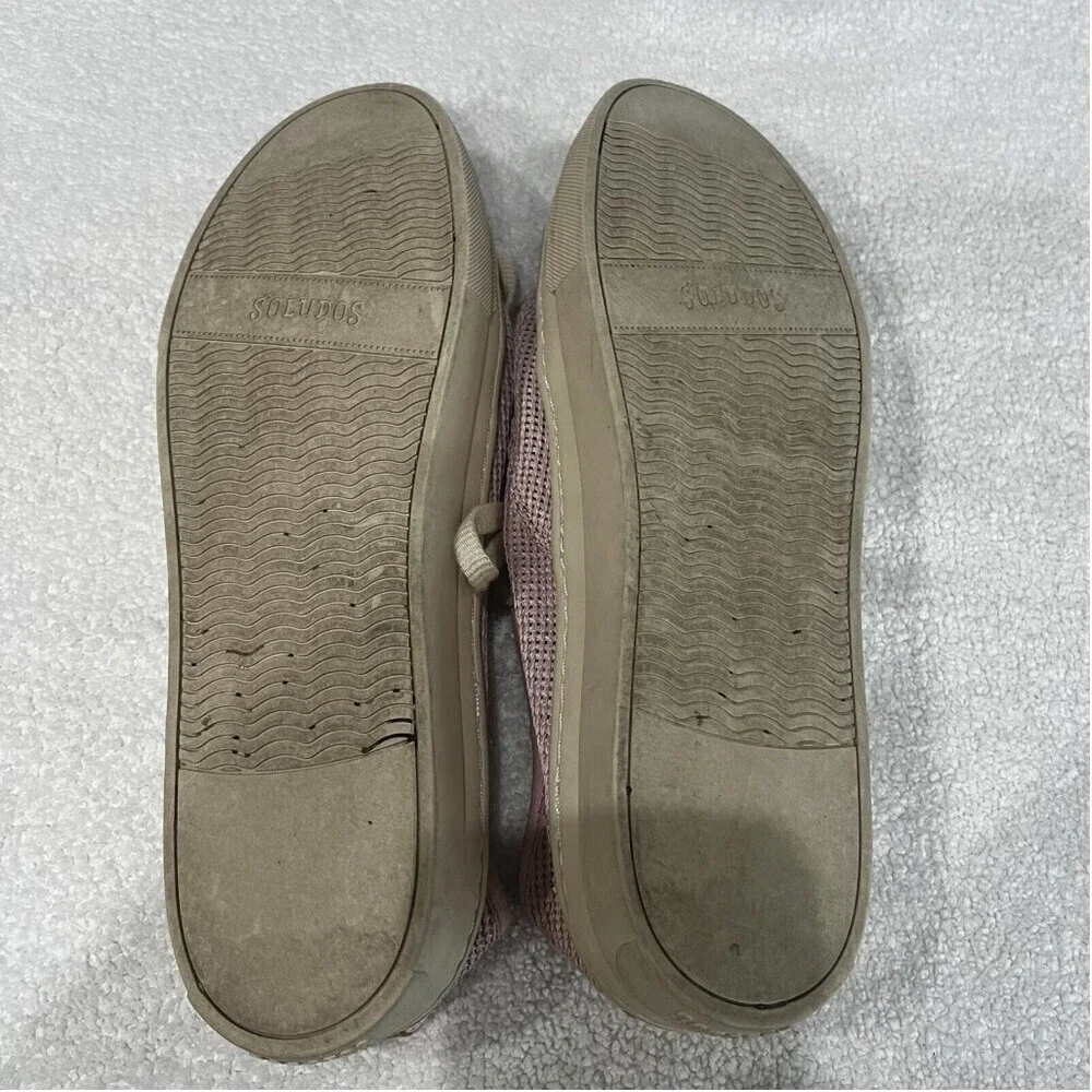 Soludos Women's Pink Mesh Barbiecore Casual Fashion Sneaker  Y2K 11‎ Classic